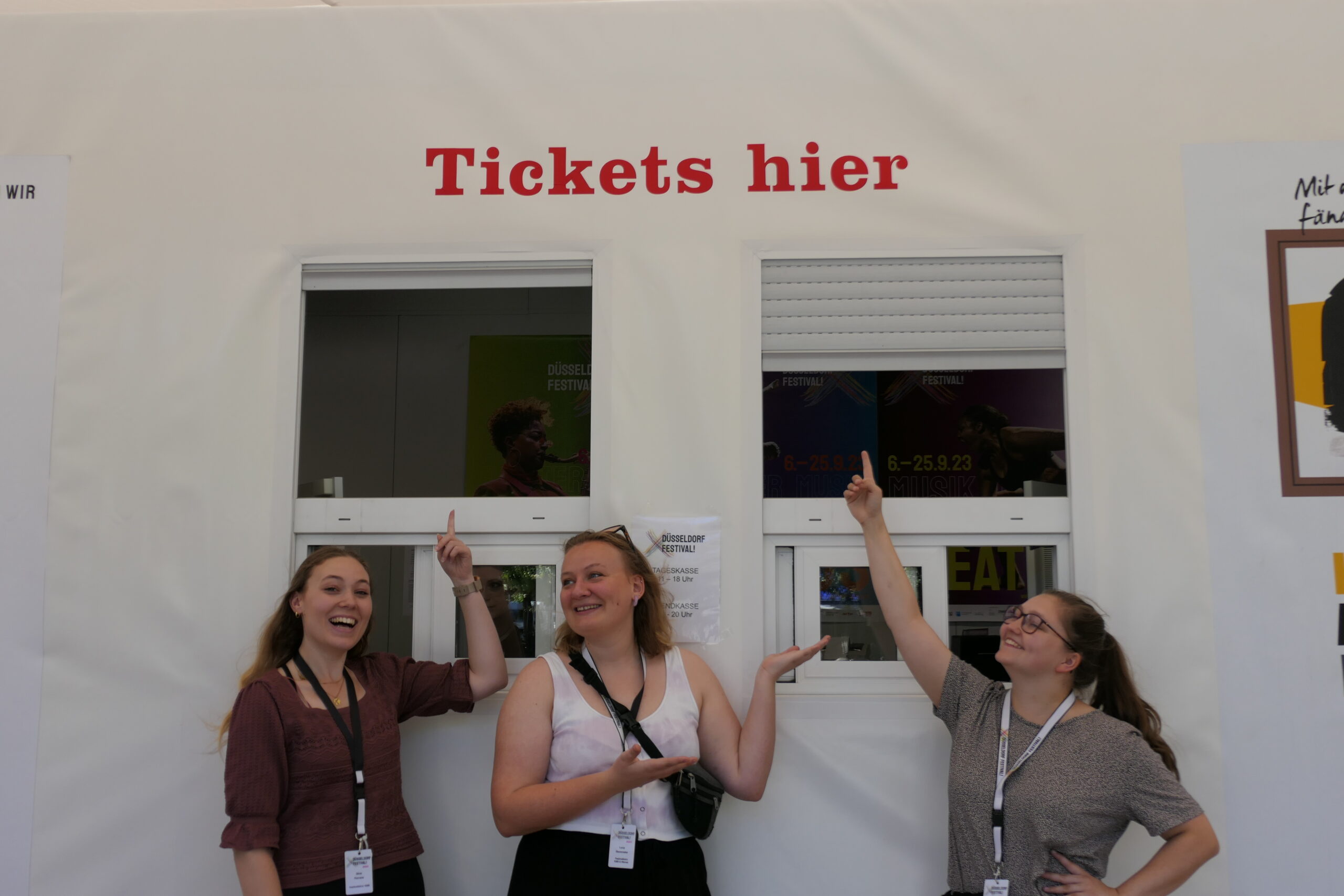 Ticketschalter des Düsseldorf Festival