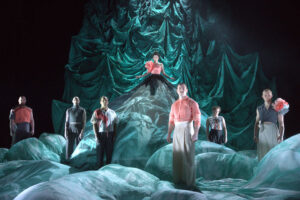 die Akrobaten der schwedischen Gruppe Belwo Zero treten beim Düsseldorf Festival auf