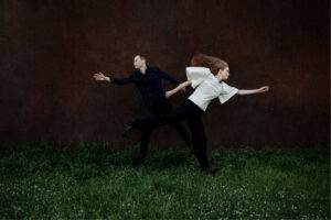 Johanna Borchert und Miles Perkins